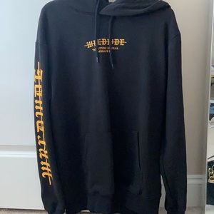 Black Graphic Hoodie